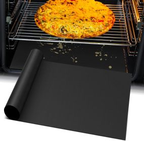 Oven Liners for Bottom of Electric Gas Oven, Reusable Non-Stick Teflon Protector Mat, Heat Resistant Grill Mats Outdoor